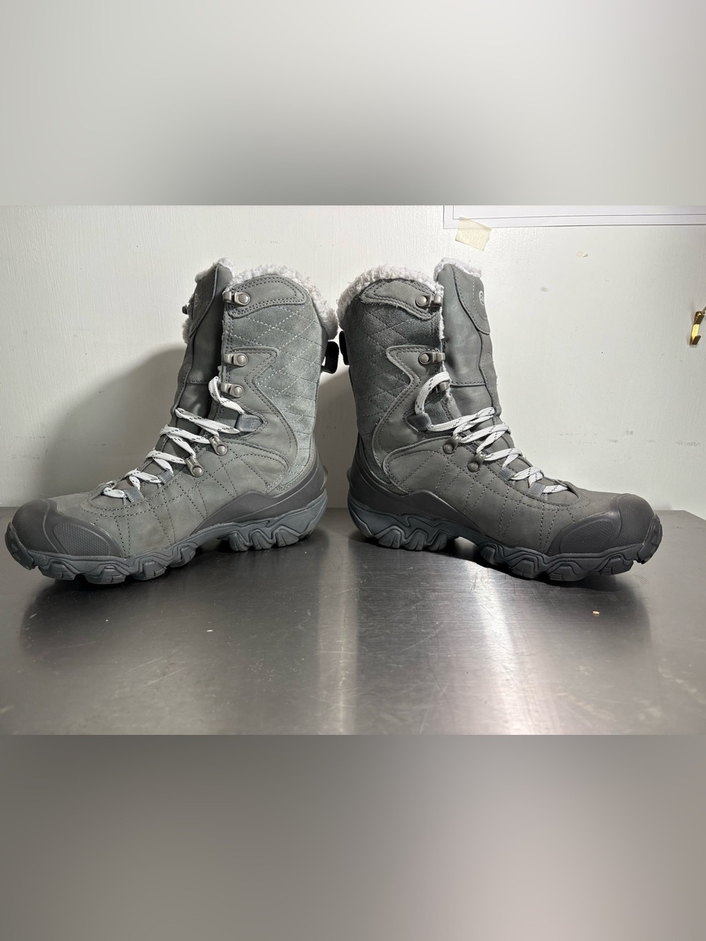 Oboz Bridger insulated B-dry women’s waterproof boot grey sage 38.5 with box